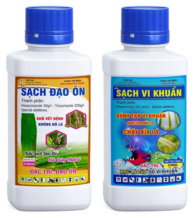 Cặp đôi Sạch Đạo Ôn – Sạch Vi Khuẩn